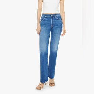 NWT Mother The Kick It High Rise Straight Jeans